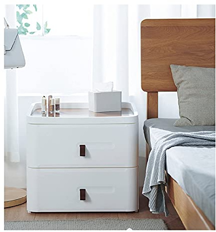 Nachttisch mit kleiner Schublade – Mini-Schrank im japanischen Stil für Schlafzimmer – 3 oder 4 Schubladen Home Organizer