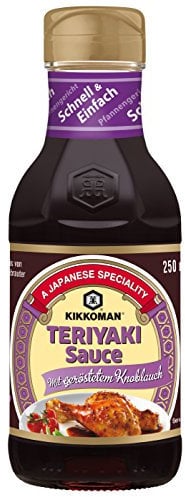 Kikkoman Teriyaki Sauce mit geröstetem Knoblauch, 3 x 250 ml