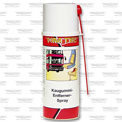 KIM-TEC Kaugummi- Entferner- Spray 400ml, zur Entfernung von Kaugummi und ähnlich gearteten Klebstoffen auf Böden, Sitzen und Kleidungsstu?cken