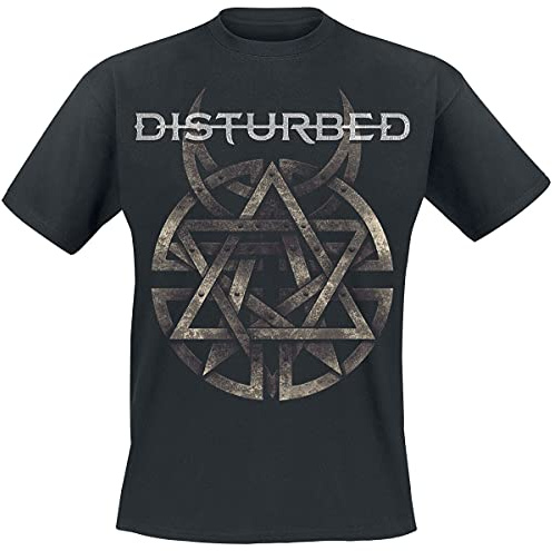 Disturbed Symbol Männer T-Shirt schwarz Band-Merch, Bands