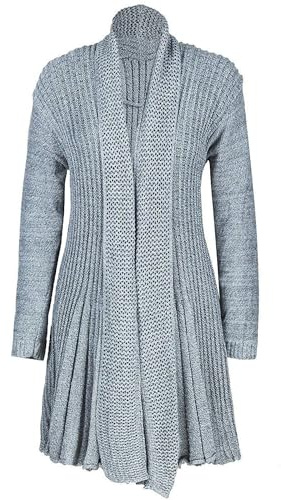 shelikes Womens Knitted Cardigan Long Full Sleeve Knitwear Cardigans Classic Solid Sweater Jacket Coat
