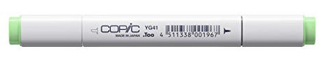 COPIC Classic Marker Typ YG - 41, Pale Cobalt Green, professioneller Layoutmarker, mit einer breiten und einer feinen Spitze