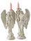 Design Toscano Engel der Tugend, Skulpturale Kerzenhalter, 10x16.5x35.5 cm