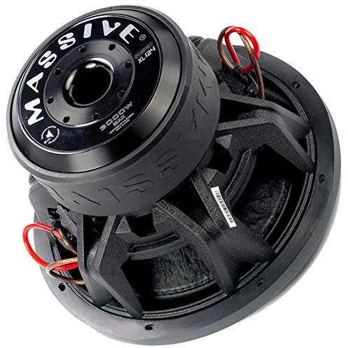 Massive Audio 12 3000 Watt Subwoofer Dual 4 Ohm Competition SUMMOXL124