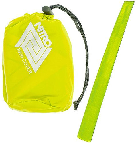 Nitro Regenhülle Cover Regencover Regenüberzug für Superhero, Stash, Hero, Aerial, Chase + Reflektorband (Yellow (Gelb) 001)