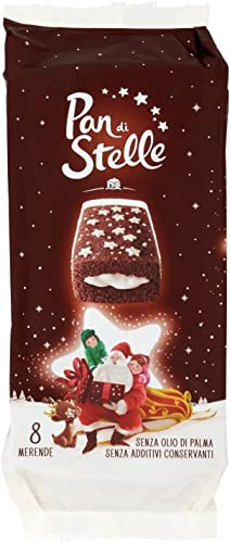 24x Mulino Bianco Kekse La Merenda Pan di Stelle 3x8 Kuchen mit Kakao