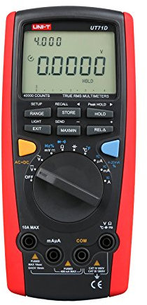 UNI-T UT71D Intelligentes digitales Multimeter AC/DC 1000 V 45 Hz ~ 100 kHz Frequenz, 4–20 mA Loop-Testreaktion, echte RMS..