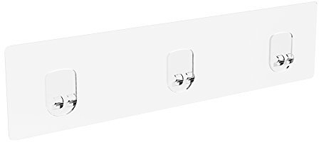 Oriware Transparente Kleber für Duschwagen Korb Bad Regal und Küche Papierrollenhalter mit Regal [2 Stück]