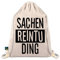 Festival Turnbeutel mit Spruch Sachen Reintu Ding - Sportbeutel/Gym Bag