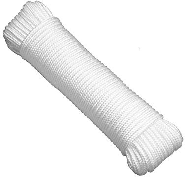Gardzen Polypropylen-Seil, 183 x 0,6 cm, geflochten, für mehrere Anwendungen, Flaggenschnur, Wäscheleine, Camping, Zelt, Kanus, Baumarbeit, Knoten und Krawatte (2,9 m pro Seil)