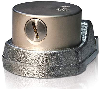 F.T. FORTRESS 4965 - Dispositif de sécurité pour Rideaux Métaliques, Volet Roulant, Cadenas avec Clef (Clé Paracentrique)