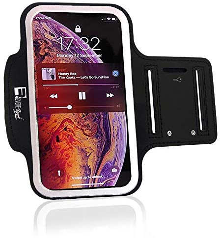 RevereSport iPhone Pro 16/15/14/13/12 sportarmband. Armband Telefon Handy Case für Laufen, Workout, Joggen und Fitness (6.2)