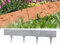 GardenPlast® StonePalisade - Rasenkante Gartenpalisade Palisade Beetumrandung SteinOptik - 2,37m, Graphit