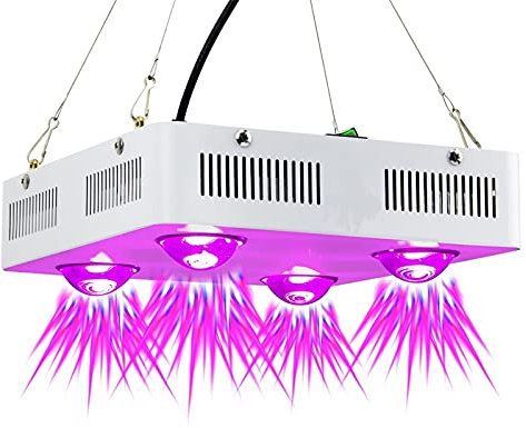 Samnuerly Grow Light for Indoor Plants LED Grow Light Full Spectrum Indoor Hydroponic Greenhouse Plant Growth Lighting Replace UFO Growing Lamp LED Growing Lamp (Wattage : 600W)