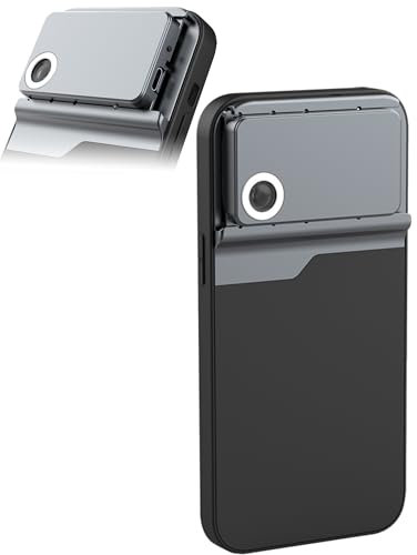 Bewinner Telefon Mikroskop, 400x Mikroskop Objektiv mit LED-Licht, Telefon Hülle, Wiederauf Ladbare Tragbare Mikroskop, Taschen Telefon Mikroskop Linse für 14 Pro