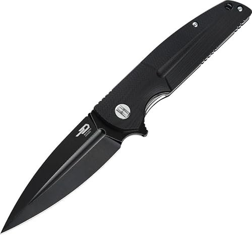 Mr. Blade Bestech Fin Couteau pliant Black Plus en acier 14C28N