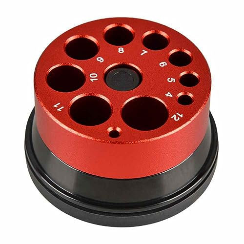 Kopinma Electric Hammer Drill Dust Cover with 9 Holes, Aluminum Alloy Multi Hole Dust Collector, Hollow Chamber Drill Dust Collector, Dust Collection Tool for Wall Drilling Accessories