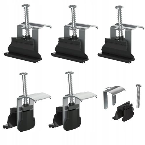 VBChome Juego de 6 clips de fijación para fregaderos de cocina, soporte para fregadero de granito, instalación de fregaderos de cocina