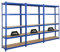 PROREGAL Mega Deal 3X Schwerlastregal Ragnar HxBxT 180x90x40cm mit Fachlast 175kg Blau Garagenregal Kellerregal Werkstattregal Lagerregal Steckregal