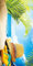 FEBE Strandtuch XXL Hut und Flip-Flops 100x180 cm Badetuch Groß 100% Mikrofaser Handtuch Stranddecke Sommer-Handtücher