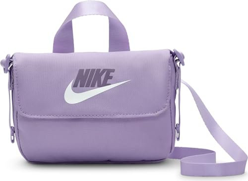 Nike Mädchen Kinder MTRL Crossbody-Tasche, Hydrangeas/Hydrangeas/White