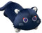 TOPLITHE Genshin Scaramouche Katze Kuscheltiere, Plüsch Impact Wanderer Plüschtiere Weiches Süßes Kissen Spielzeug for Kinder Weihnachten Gamer Fans Geschenk(60CM/23IN)