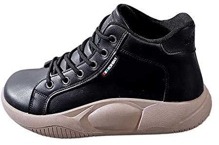 Schuhe für Herren, lässig, Leder, orthopädische Schuhe für Damen, klobige Plateau-Keil-Turnschuhe, modische Schnürschuhe, Fitnessstudio, Sneaker, Arbeit, Workout, Laufen, Training, hohe Taille,