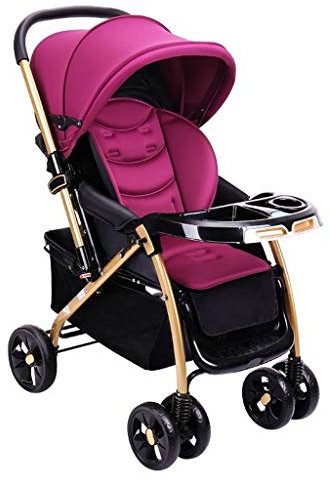 Kinderwagen sitzen kann Reclining Licht Folding Stroller Hoch Landschaft Kind-Baby-Kind-Spaziergänger(Size:B)
