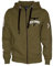 ROCK-IT Apparel I Giacca con Cappuccio da Uomo Racer 07 I Felpa con Cappuccio Premium I Hoodie con Cerniera I Tessuto Molto Confortevole e Morbido I Pullover [S-5XL ] Olive Green XL