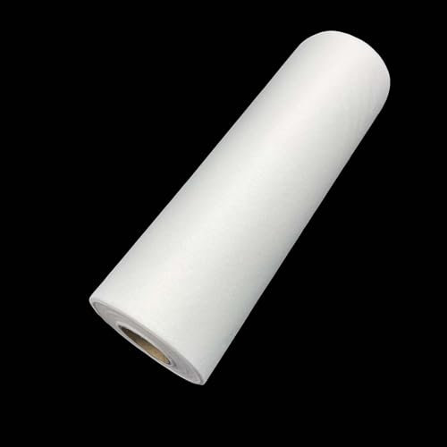 Iron-On Fusible Interfacing for Sewing,12 Inch x 30 Yard Lightweight Non-Woven Interfacing Iron On Polyester Single-Sided Interfacing for DIY Crafts Supplies