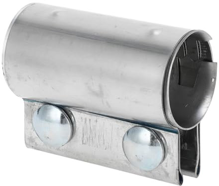 Hihaha Exhaust Pipe Clamp/Exhaust Muffler Tube Joint for Car Truck/Durable Stainless Steel 1.50 87mm / 1 Pc Silver Tone