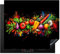KitchenYeah© Protège Plaque Induction 58x51 cm Deco Cuisine Accessoire Pratique Protection De Vitroceramique Kitchen Gadget Légumes - Aliments - Plantes - Graffiti - Cuisine
