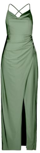 Vera Mont Damen Abendkleid figurbetont 42, Light Aventurine