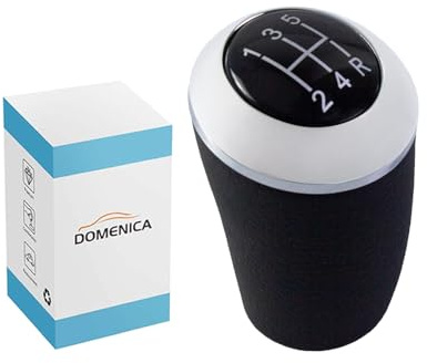 Domenica Pomo de palanca de cambios compatible para Mazda 3 BK BL CW 6 5 3 Series CX-7 MX-5 (5 velocidades)