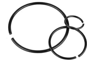 KSeSii 3Piece Wire Diameter Φ4mm Spring Steel Round Wire Rings for Hole Retainer Circlips for Shaft OD=40mm~259mm(4x154x10)
