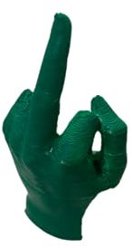 VARZI Mains Décoratives Pour Téléphone Sonny Hands 1956 (Doigt Moyen Vert)