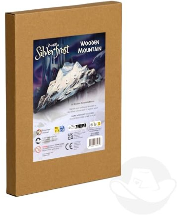 Starling Games | Everdell: Silverfrost Wooden Mountain | Board Game Expansion | Ages 10+ | 1-4 Players | 40-80 Minutes Playing Time