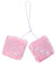 CARPOINT 0510085 Plüschwürfel Rosa, andere, Norme