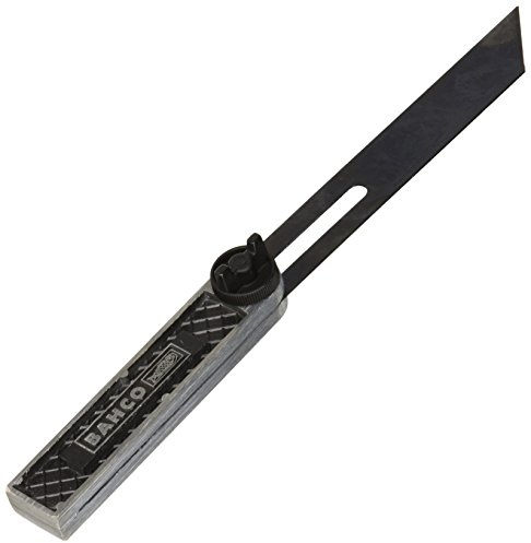 BAHCO Stahl Abrasivblatt 200mm, 1.4kg, 2.2cm x 21.5cm x 1.2cm, für Metalle wie Aluminium, Eisen, Stahl, Messing, Kupfer, Titan, Zink, etc.