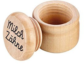 Holzdose Milch Zähne, Milchzahndose 3 x 4 cm GOKI GK202