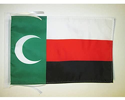 AZ FLAG - Flagge Mescheten - 45x30 cm Mit Kordel - Turk-Mescheten Fahne 30 x 45 Cm - Flaggen