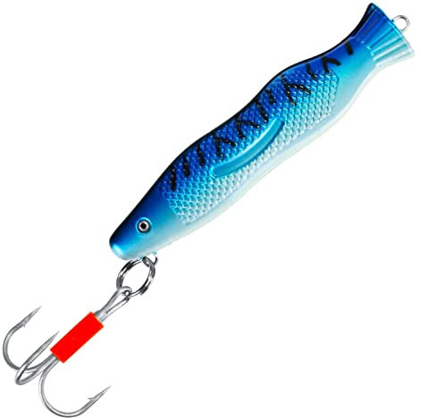 Team Deep Sea Dorsch Jigger 125g - Fluo Makrele - 1 Stück | Pilker