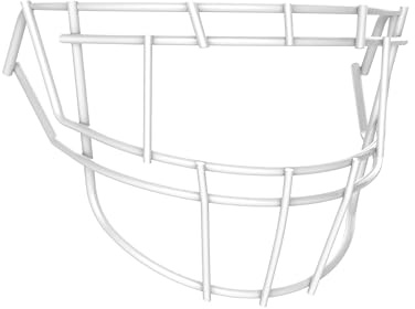 Schutt Vengeance Varsity Facemask for Vengeance Pro LTD Football Helmets, V-EGOP II-TRAD-NB Facemask, White, Carbon Steel