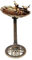 Garden Mile groß Vintage Bronze Effekt Zier Futterstelle für Vögel Vogelbad Luxus Garten Vogel Futterstation Garten Dekoration - Twin Birds Bird Bath