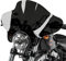 Windschild Batwing mit 4-Punkt-Fixierung für Custom Bikes dunkel getönt