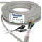 EBROM NYM-J 5 x 4 mm² cavo guaina – molte lunghezze – Cavo di installazione per ambienti umidi – grigio – per la posa fissa in ambienti asciutti e umidi 5 x 4 mm2, lunghezza: 5 metri