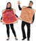 Couples Ladies Mens Funny Peanut Butter & Jelly Jam Comedy Novelty Fancy Dress Costume Outfit