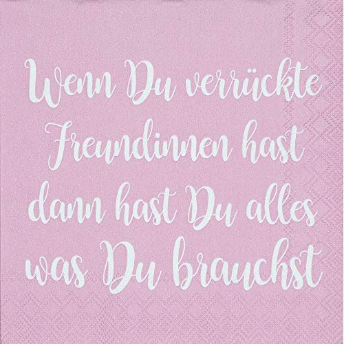 Räder Cocktailservietten Wenn du verrückte
