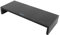 Wakects Schreibtisch-Monitorständer, PC-Bildschirm- und Laptopständer, Monitorständer, Schreibtischregal, Holzständer für Schreibtisch, 50 x 20 x 7,7 cm (Schwarz)