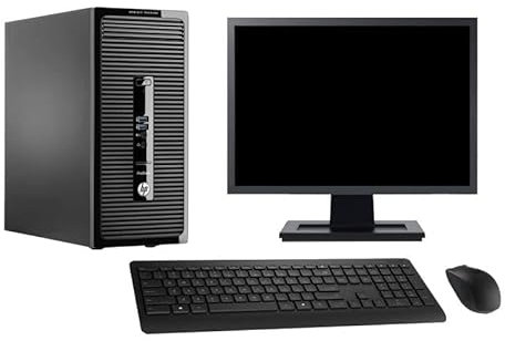 HP PC Torre 400 G3 MT - Pantalla de 27 i5-6500 RAM de 32 GB, disco duro de 500 GB, Windows 10 WiFi (reacondicionado)